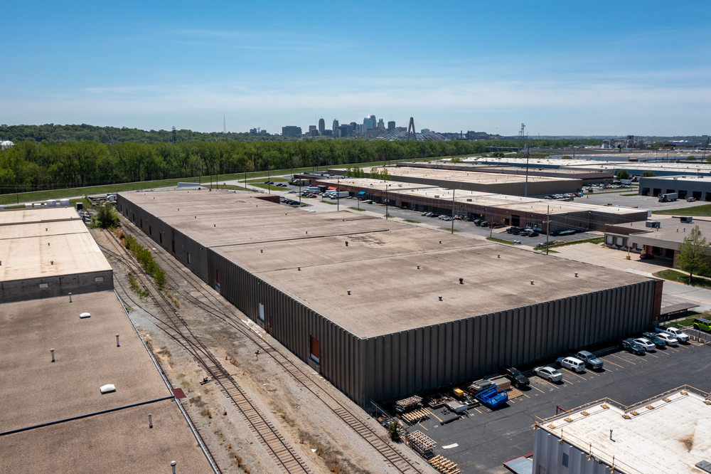 CTW Logistics facility showing rail line alongside the building